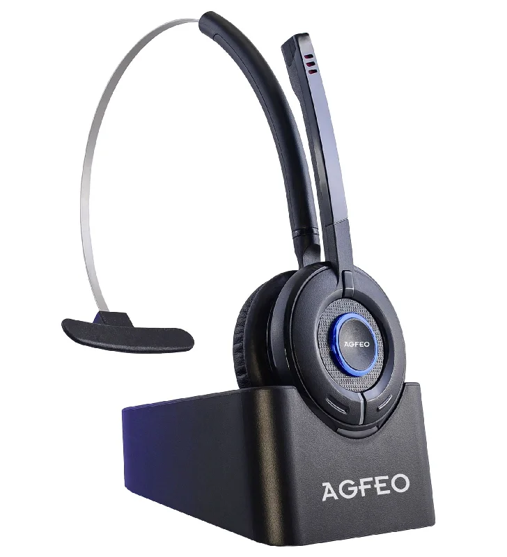 AGFEO 6101543 headphones/headset Head-band Office/Call center Black