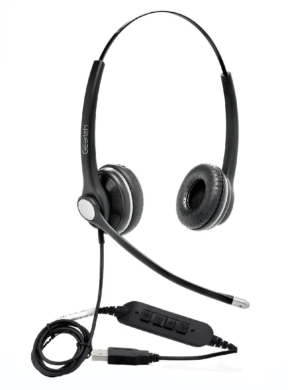 eSTUFF G4040 Headset Wired Head-band Office/Call center USB Type-A Black