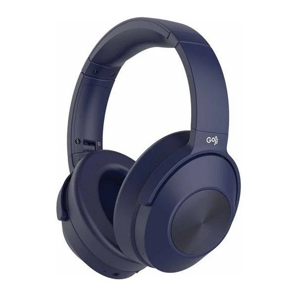 Goji GTCBTNC24 Wireless Noise-Cancelling Headphones - Blue - Excellent