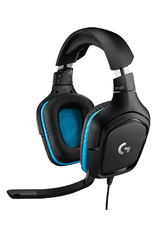 Logitech G432 7.1 Surround Sound Wired Gaming Headset - Black