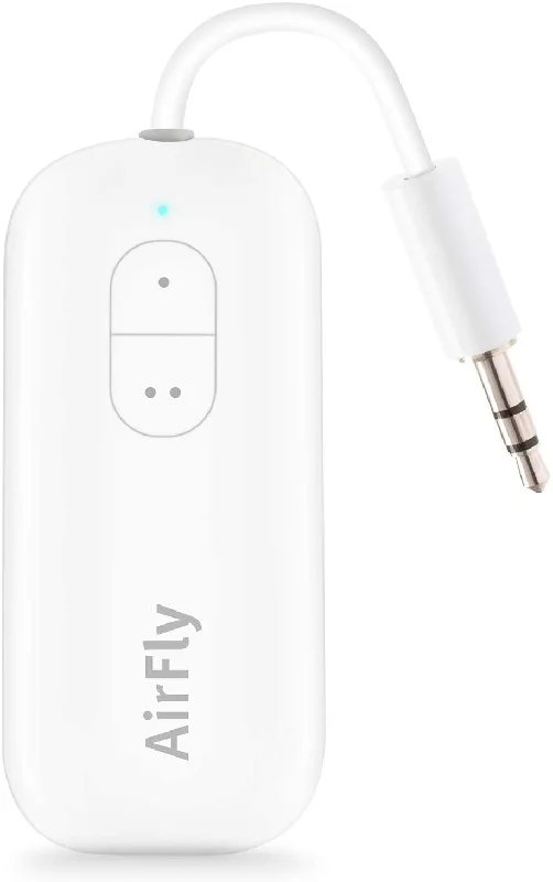 Twelve South - Airfly Duo Airpod Bluetooth Dongle For Air Flights - White