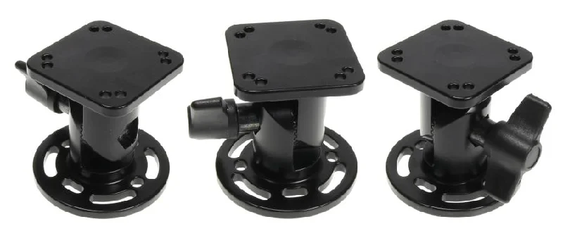 Heavy-Duty Pedestal Mount - 2" with Interlocking Teeth (Square Top)