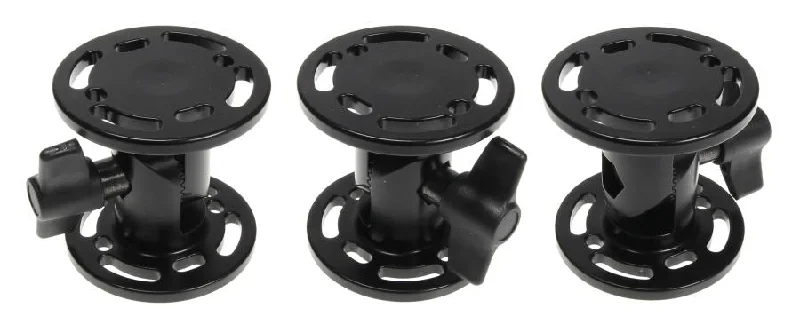 Heavy-Duty Pedestal Mount - 2" with Interlocking Teeth