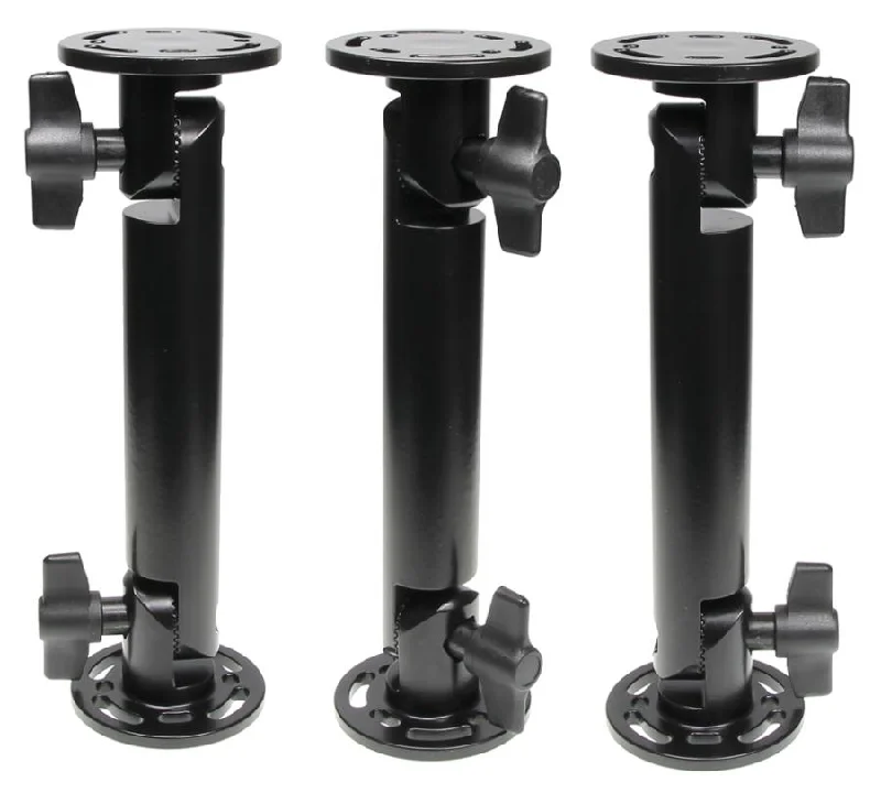 Heavy-Duty Pedestal Mount - 8" with Interlocking Teeth