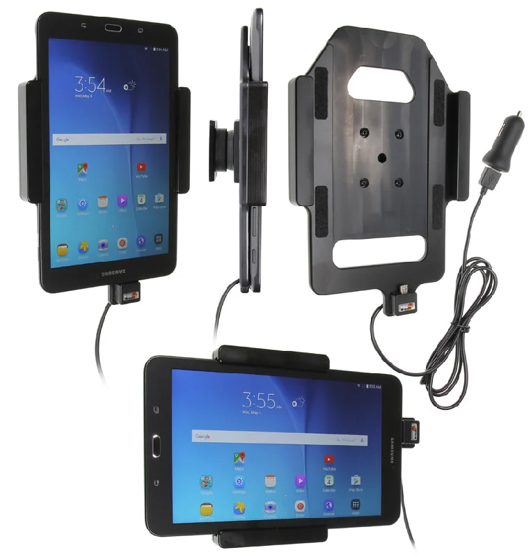 Samsung Galaxy Tab E 8.0 Charging Holder with USB Cigarette Lighter Plug