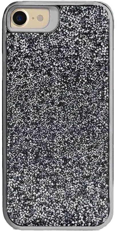 All That Glitter | Charcoal Silver Crystal Case