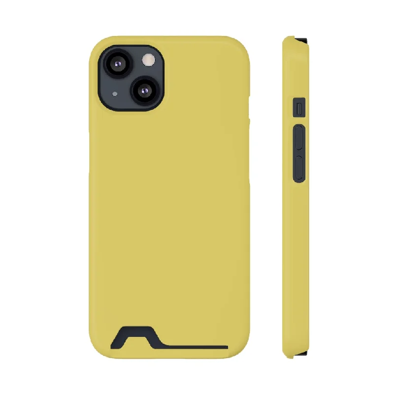 Arylide Yellow iPhone Case (Card)