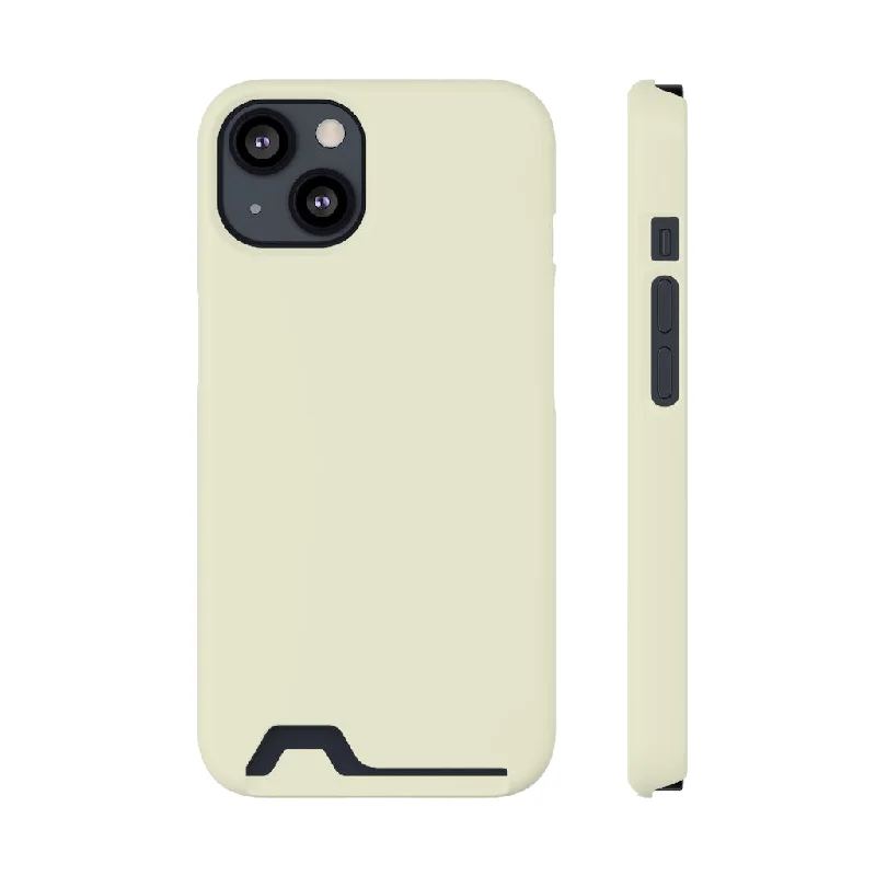 Beige iPhone Case (Card)