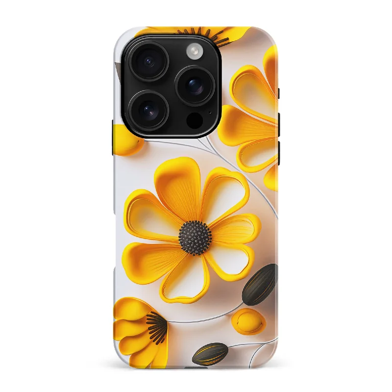 Black-Eyed Susan Floral Phone Case