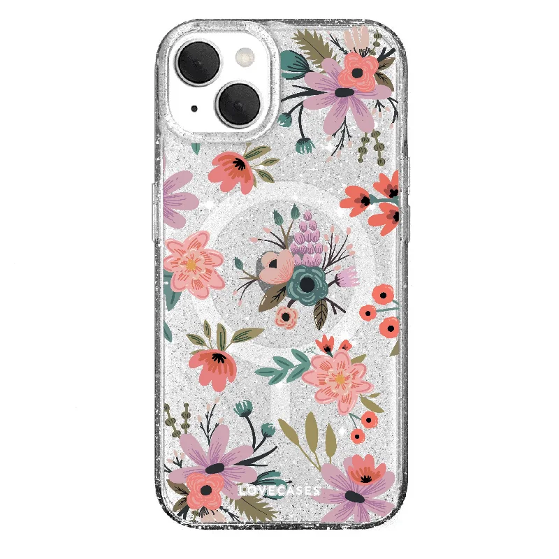 Ditsy Floral Glitter Tough Case