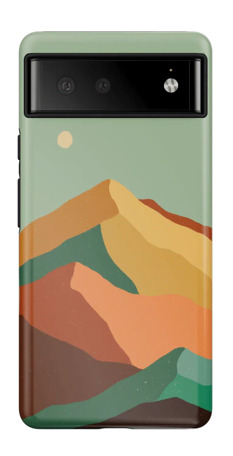 Endless Peaks | Colorblock Mountain Google Pixel Case