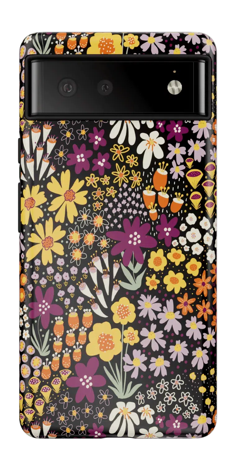 Falling for You | Plum Floral Google Pixel Case