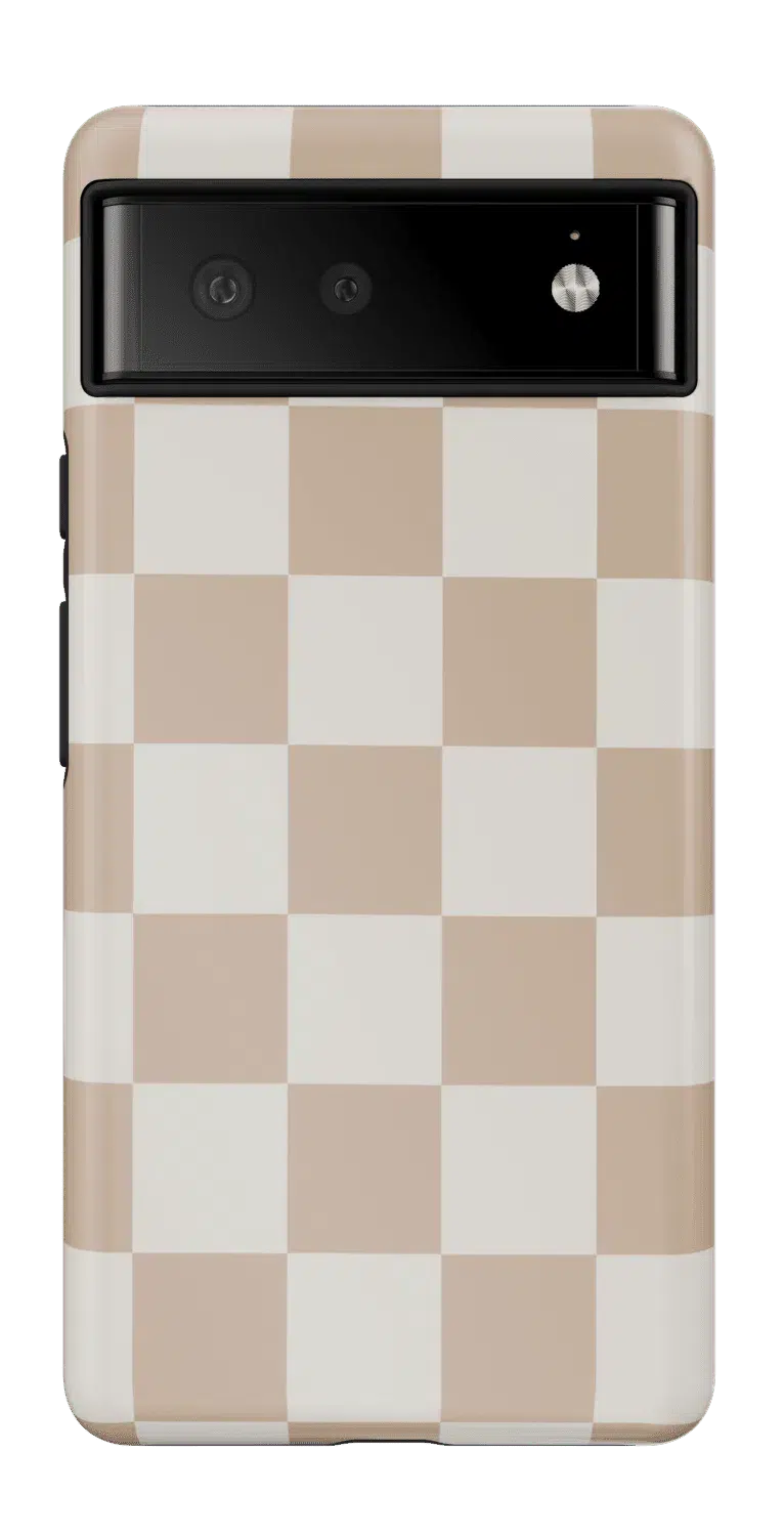 Fit Check | Neutral Checkerboard Google Pixel Case