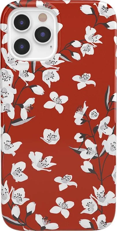 Floral Forest | Red Cherry Blossom Floral Case