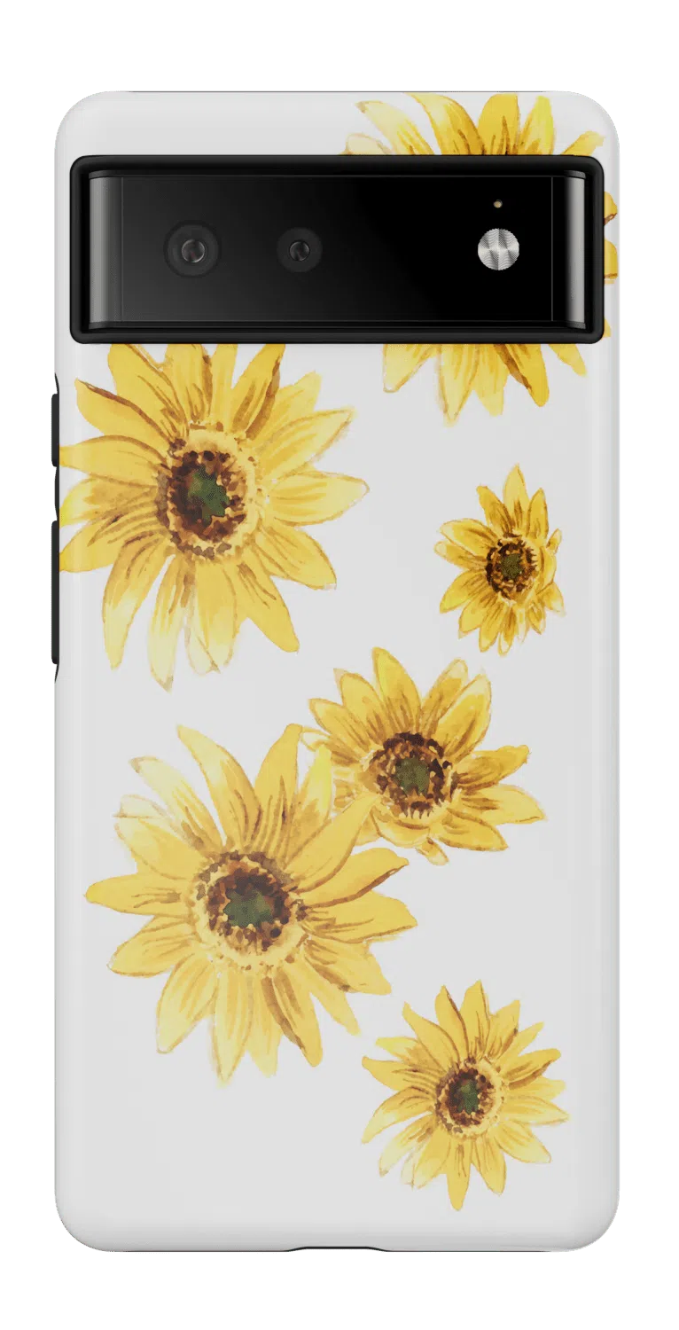 Golden Garden | Yellow Sunflower Floral Google Pixel Case