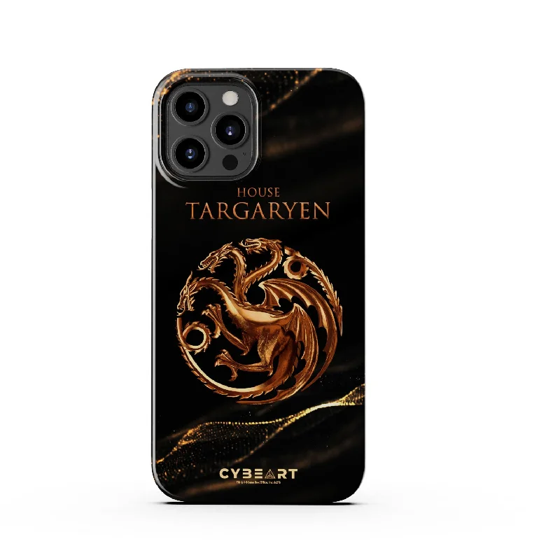 House Targaryen - Gold Sigil - Black