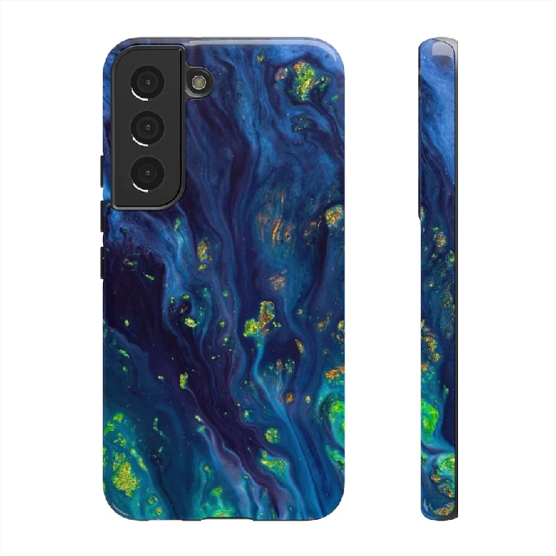 Green Opal Ink Art Android Case - Protective Phone Case