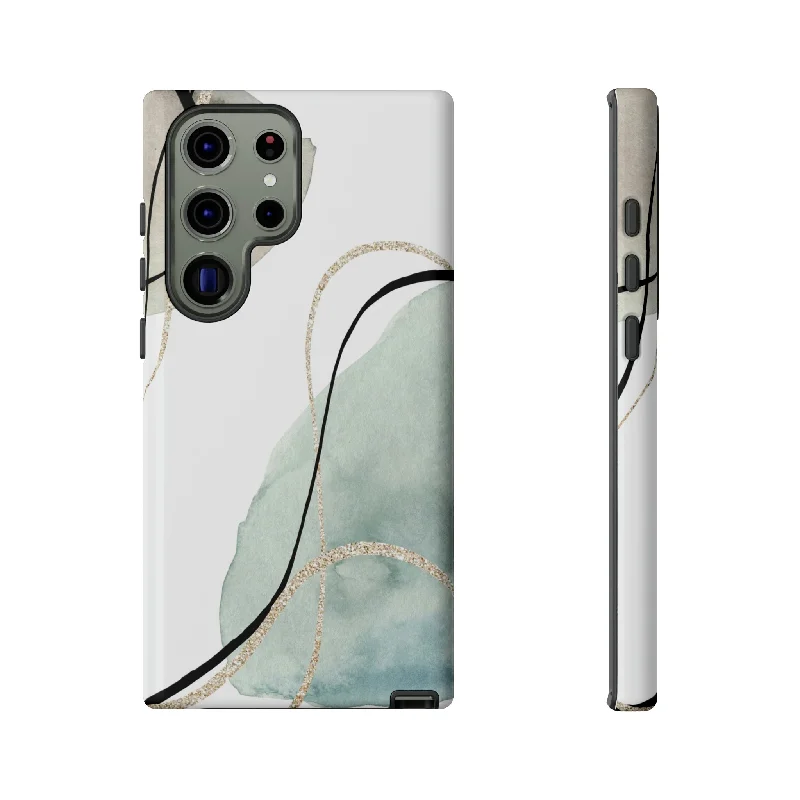 Green Watercolor Android Case - Protective Phone Case