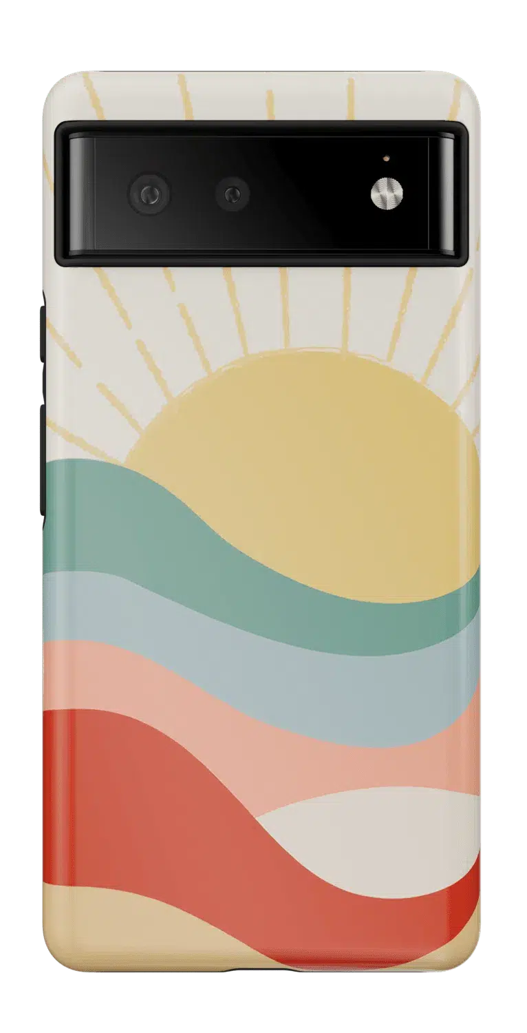 Here Comes the Sun | Colorblock Sunset Google Pixel Case