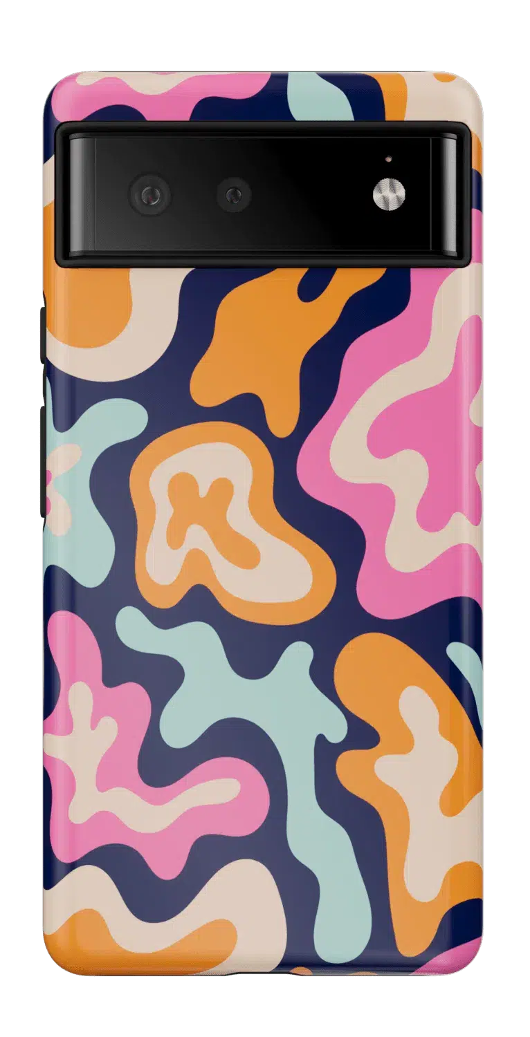 Midnight Color Splash | Abstract Retro Google Pixel Case