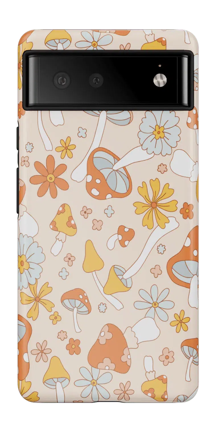 Mushroom Magic | Retro Floral Google Pixel Case