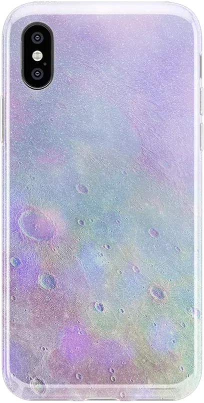 Over the Moon | Pastel Marble Moon Case