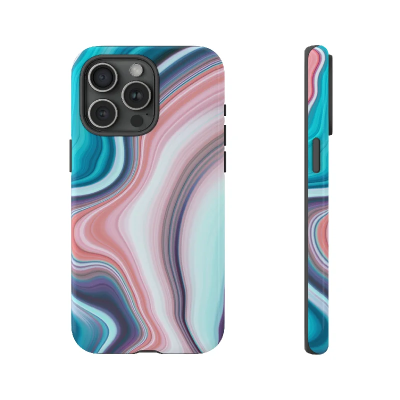 Pink Swirls - Protective Phone Case