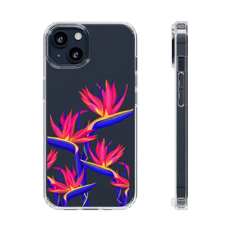 Pua Manu - Neon - Clear Case