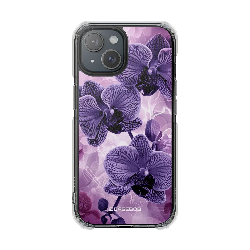 Radiant Orchid  - Clear Impact Case for iPhone