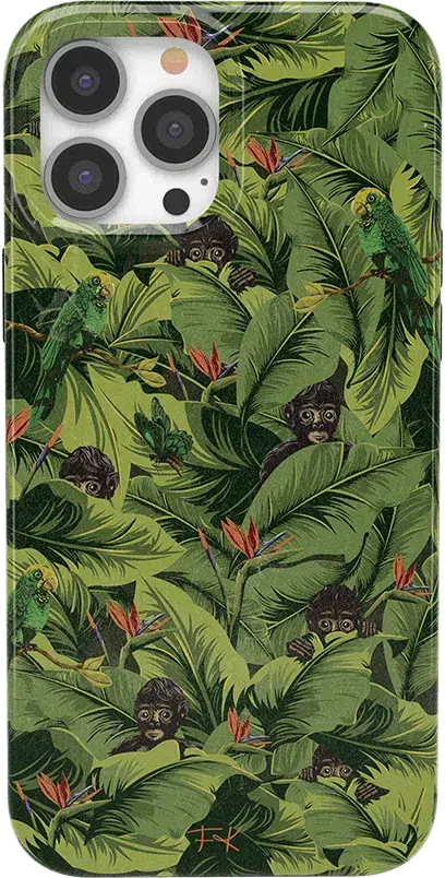 Sneaky Monkeys | Frida Kahlo Jungle Floral Case