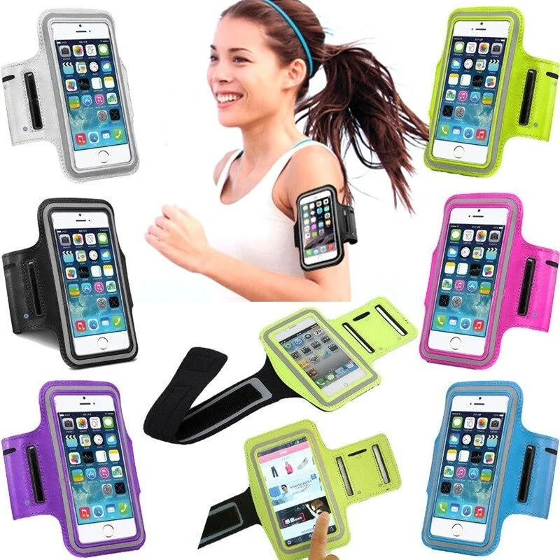 Universal 4.5- 6.1 inch Sport Waterproof Armband Bag For iPhone 12 11 6s 7 8 Plus X XS Phone Case Outdoor Running Sport Armbands