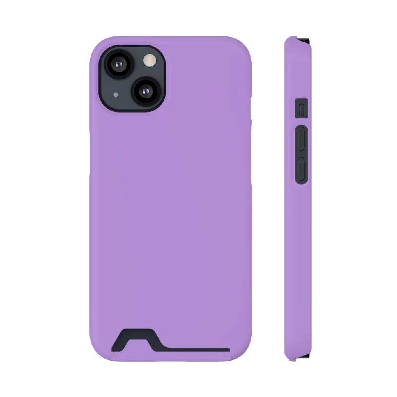 Bright Lavender iPhone Case (Card)