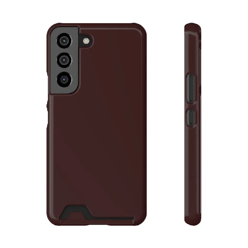 Dark Sienna Samsung Case (Card)