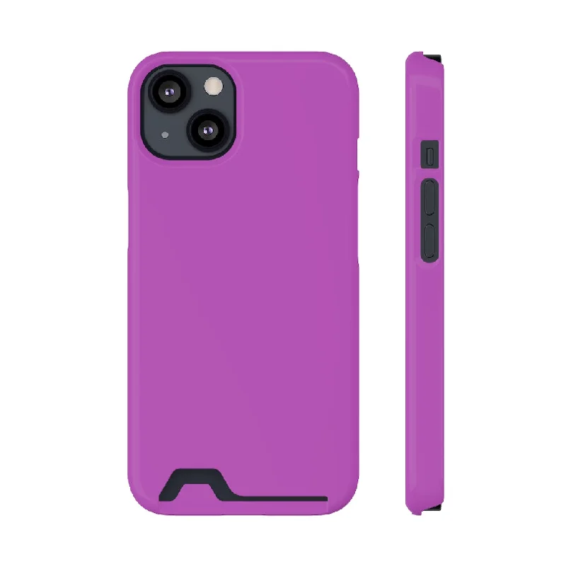 Deep Fuchsia iPhone Case (Card)