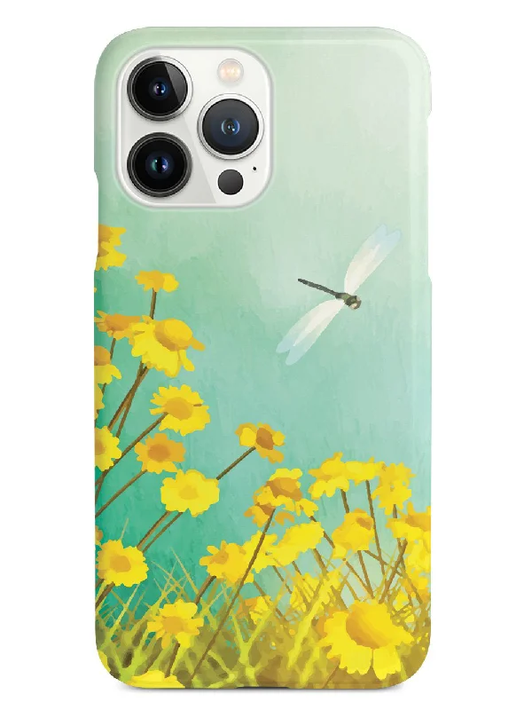 Dragonfly - Flower Painting Case