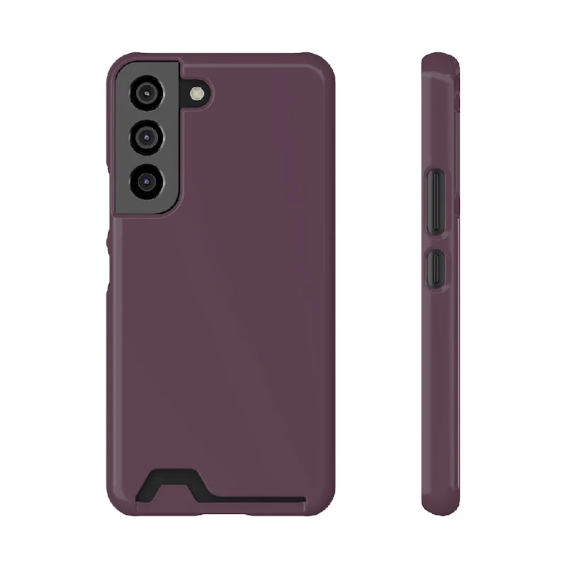 Eggplant Samsung Case (Card)