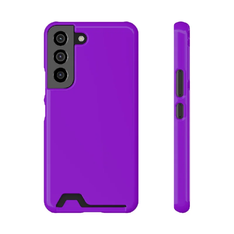 Electric Purple Samsung Case (Card)