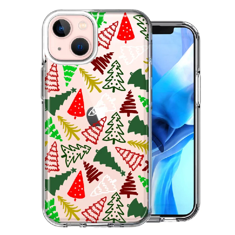 For Apple iPhone 15 Plus Christmas Trees Holiday Festive Winter By BillyElleCo Case Cover