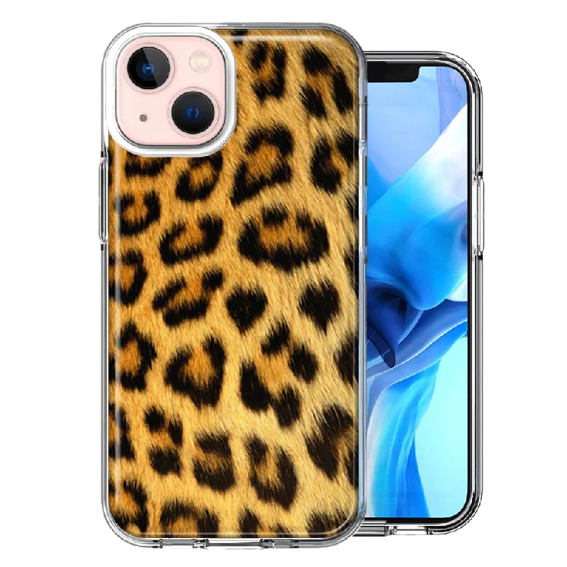 For Apple iPhone 15 Plus Classic Leopard Case Cover