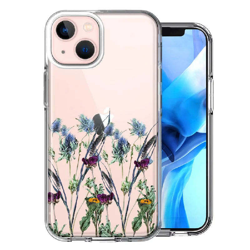 For Apple iPhone 15 Plus Country Dried Flowers Case Cover