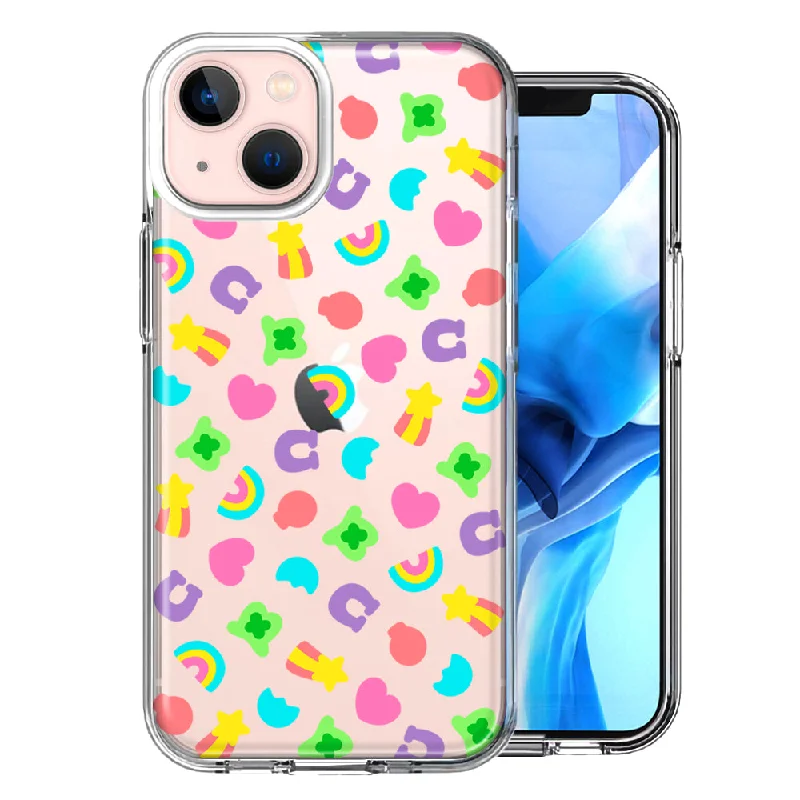 For Apple iPhone 15 Plus Cute Lucky Marshmallow Cereal Nostalgic Case Cover