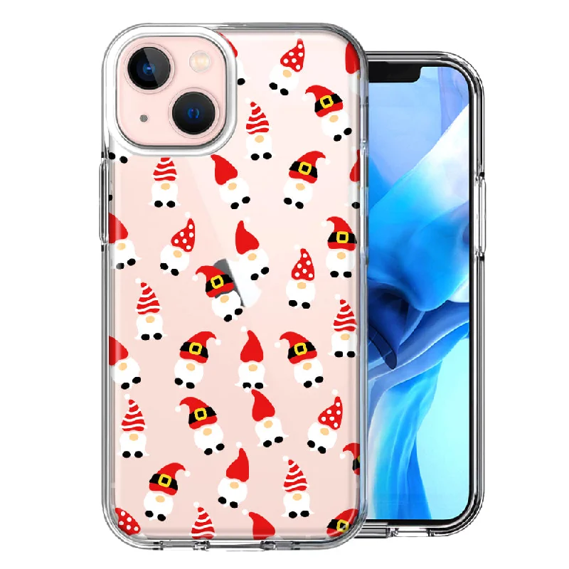 For Apple iPhone 15 Plus Cute Red Christmas Holiday Santa Gnomes Case Cover