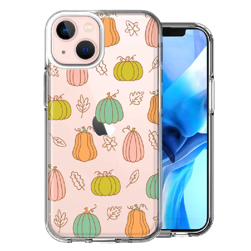 For Apple iPhone 15 Plus Fall Autumn Fairy Pumpkins Thanksgiving Spooky Season Case Cover