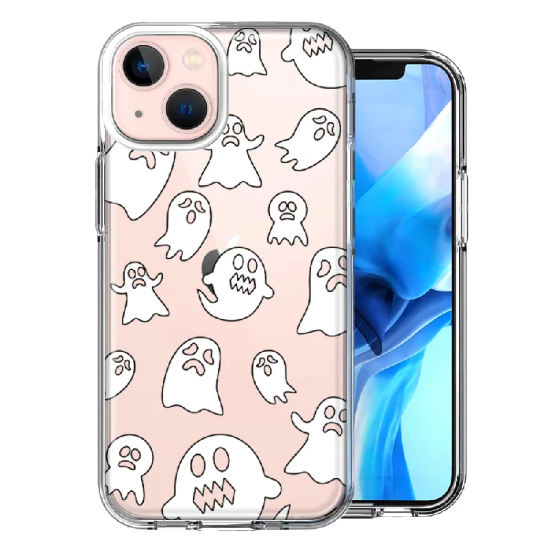 For Apple iPhone 15 Plus Halloween Spooky Ghost Case Cover