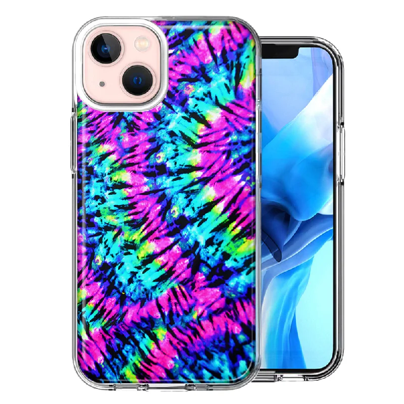 For Apple iPhone 15 Plus Hippie Tie Dye Case Cover