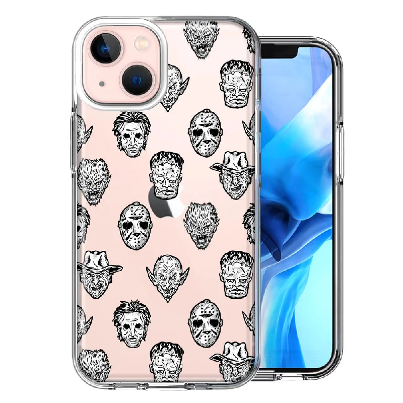 For Apple iPhone 15 Plus Spooky Halloween Villains Case Cover