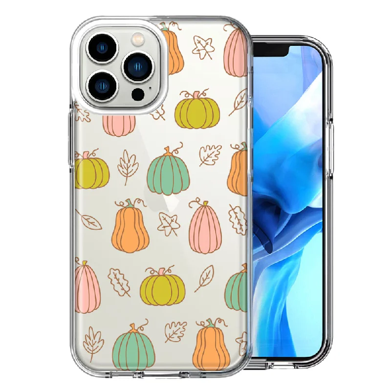 For Apple iPhone 15 Pro Fall Autumn Fairy Pumpkins Thanksgiving Spooky Season Double Layer Phone Case Cover