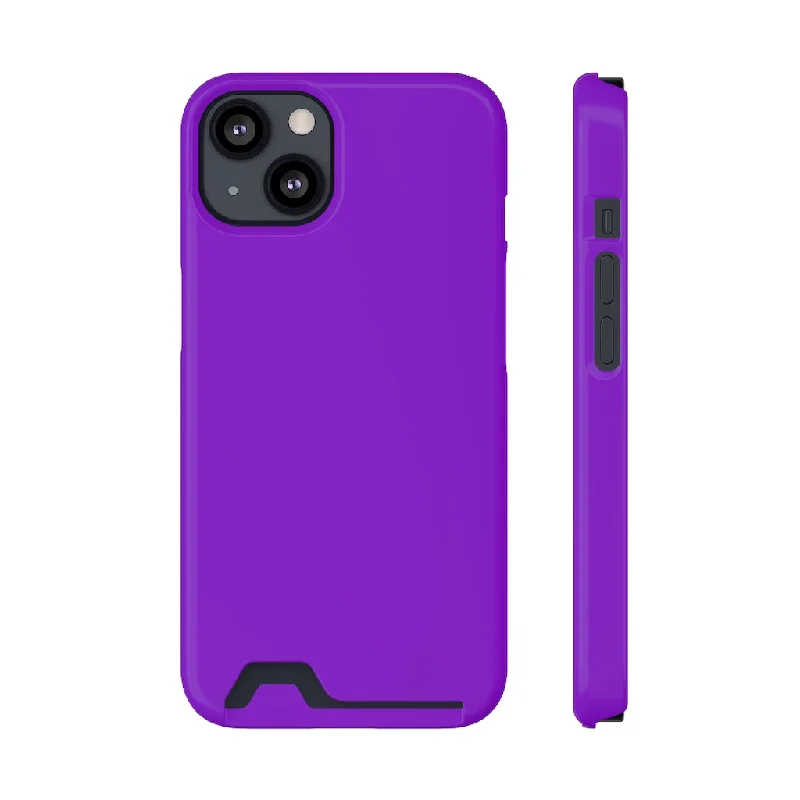 French Violet iPhone Case (Card)