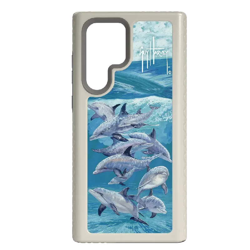 Guy Harvey Fortitude Series for Samsung Galaxy S22 Ultra - Bottlenose Dolphins