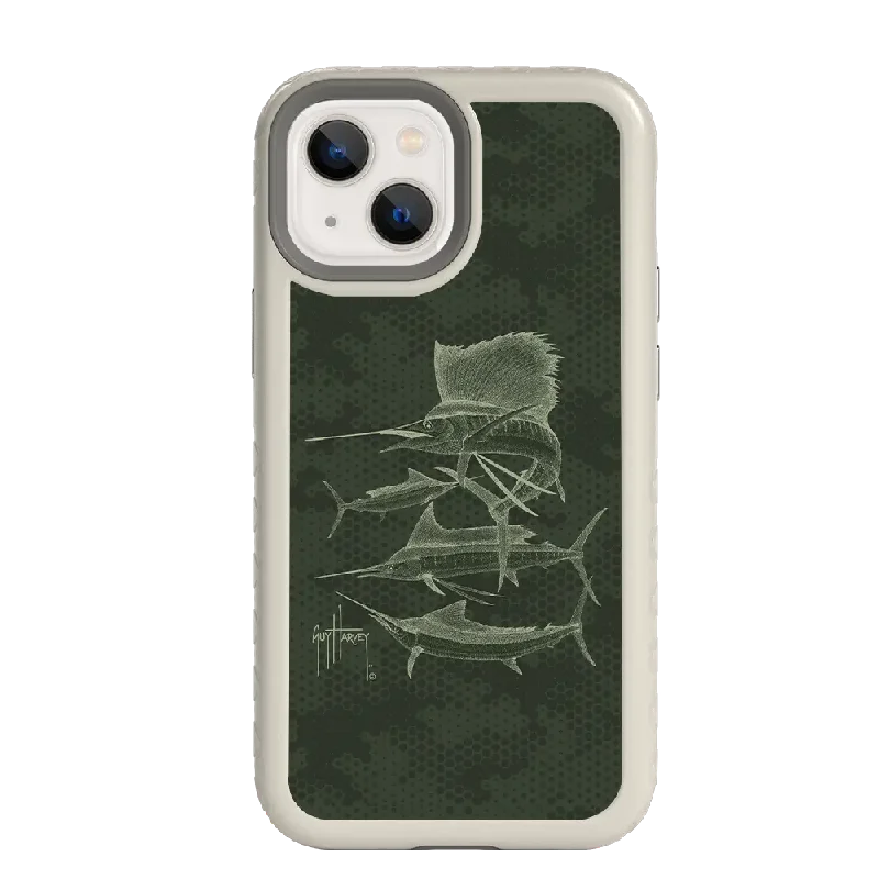 Guy Harvey Fortitude Series for Apple iPhone 13 Pro - Green Camo